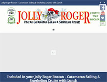 Tablet Screenshot of jollyrogerroatan.com